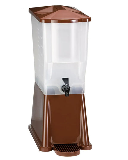 Bình Đựng Nước Tablecraft 354DP 11.4 lít Slimline Bình Nhựa, Đế Nhựa Nâu