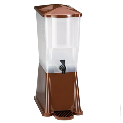 Bình Đựng Nước Tablecraft 354DP 11.4 lít Slimline Bình Nhựa, Đế Nhựa Nâu