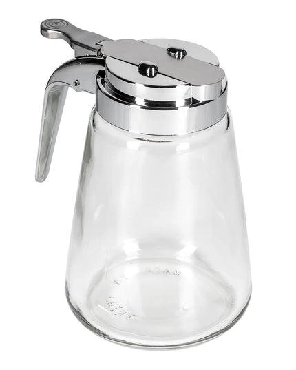 Bình Đựng Siro Chống Nhỏ Giọt Tablecraft 1371CP Trụ Tròn 355 ml - Thủy Tinh, Nắp ABS Mạ Chrome
