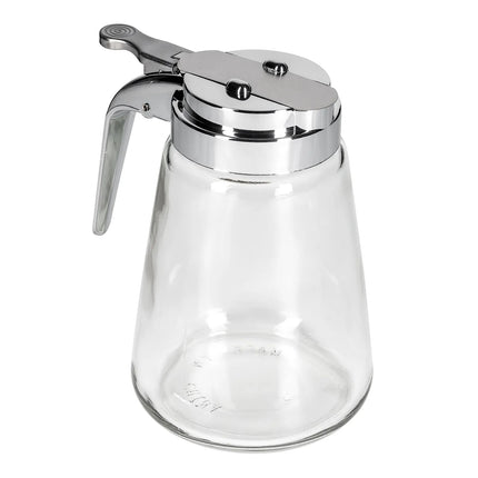 Bình Đựng Siro Chống Nhỏ Giọt Tablecraft 1371CP Trụ Tròn 355 ml - Thủy Tinh, Nắp ABS Mạ Chrome
