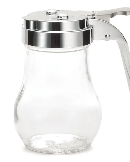 Bình Đựng Siro Chống Nhỏ Giọt Tablecraft 406CP Giọt Nước 177 ml - Thủy Tinh, Nắp ABS Mạ Chrome