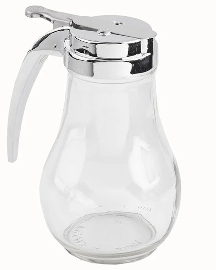Bình Đựng Siro Chống Nhỏ Giọt Tablecraft 414 Giọt Nước 414 ml - Thủy Tinh, Nắp Mạ Chrome