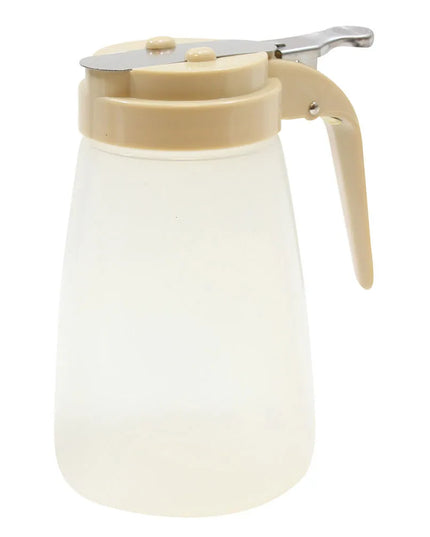 Bình Đựng Siro Chống Nhỏ Giọt Tablecraft PP10A Trụ Tròn 296 ml - Nhựa Polypropylene, Nắp ABS Almond