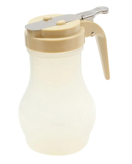 Bình Đựng Siro Chống Nhỏ Giọt Tablecraft PP410A Giọt Nước 296 ml - Nhựa Polypropylene, Nắp ABS Almond