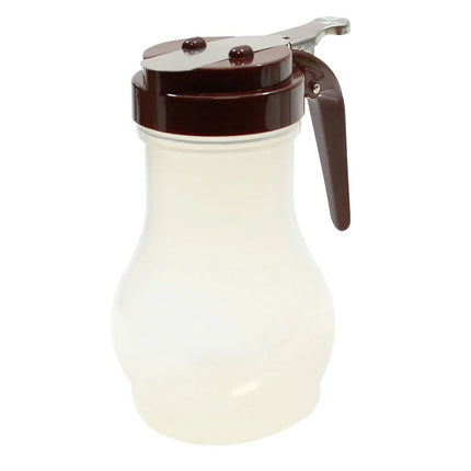 Bình Đựng Siro Chống Nhỏ Giọt Tablecraft PP410B Giọt Nước 296 ml - Nhựa Polypropylene, Nắp ABS Nâu