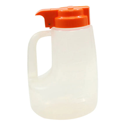 Bình Đựng Siro Chống Nhỏ Giọt Tablecraft PP48X Option™ Tròn 1.4 l - Nhựa Polypropylene, Nắp Nhựa Cam