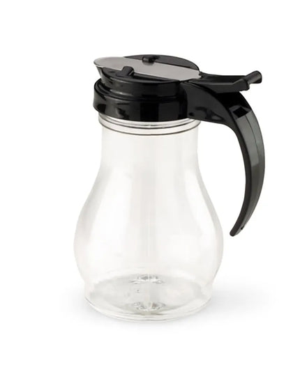 Bình Đựng Siro Chống Nhỏ Giọt Vollrath 1412-06 Dripcut® Giọt Nước 296 ml - Nhựa Polycarbonate, Nắp Nhựa Đen