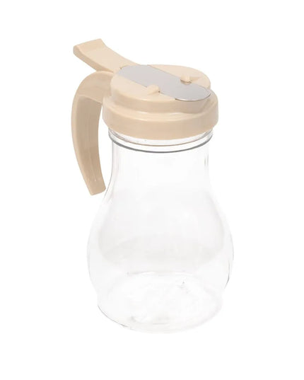 Bình Đựng Siro Chống Nhỏ Giọt Vollrath 1412-18 Dripcut® Giọt Nước 296 ml - Nhựa Polycarbonate, Nắp Nhựa Almond