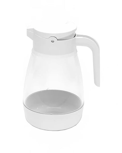Bình Đựng Siro Dạng Trụ Service Ideas Syrup Saver™ SY916WH 473 ml - Nhựa, Nắp Nhựa Trắng