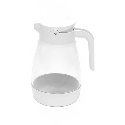 Bình Đựng Siro Dạng Trụ Service Ideas Syrup Saver™ SY916WH 473 ml - Nhựa, Nắp Nhựa Trắng