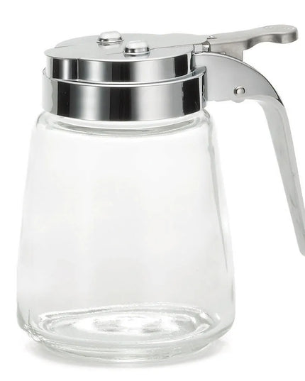 Bình Đựng Sốt Dạng Trụ Tablecraft 1370CP 237 ml - Thủy Tinh, Nắp ABS Chrome