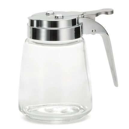 Bình Đựng Sốt Dạng Trụ Tablecraft 1370CP 237 ml - Thủy Tinh, Nắp ABS Chrome