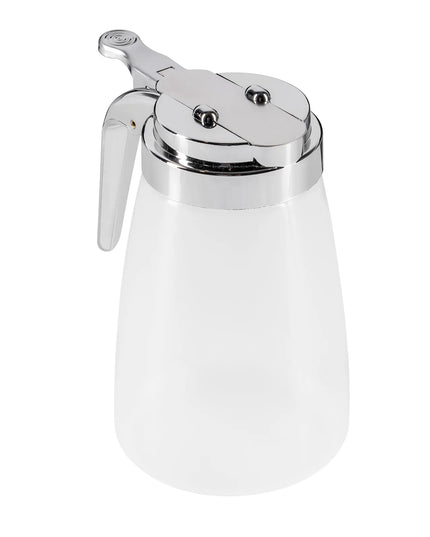 Bình Đựng Syrup Chống Nhỏ Giọt Tablecraft PP10CP Hình Trụ 296 ml - Polypropylene, Nắp ABS Mạ Chrome