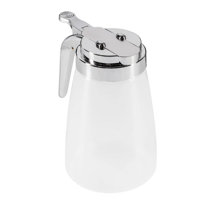 Bình Đựng Syrup Chống Nhỏ Giọt Tablecraft PP10CP Hình Trụ 296 ml - Polypropylene, Nắp ABS Mạ Chrome