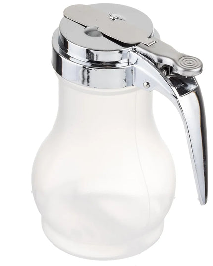Bình Đựng Syrup Chống Nhỏ Giọt Tablecraft PP410 Hình Giọt Nước 296 ml - Polypropylene, Nắp Mạ Chrome