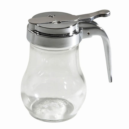 Bình Đựng Syrup Chống Nhỏ Giọt Winco G-115 Hình Giọt Nước 177 ml - Thủy Tinh, Nắp Mạ Chrome