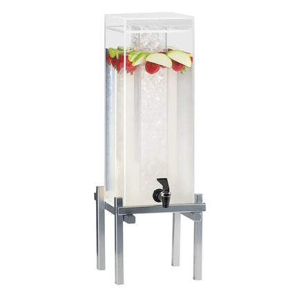 Bình Đựng Thức Uống Cal-Mil 1132-3-74 11.4 lít Ống Làm Lạnh - Bình Nhựa, Đế Bạc