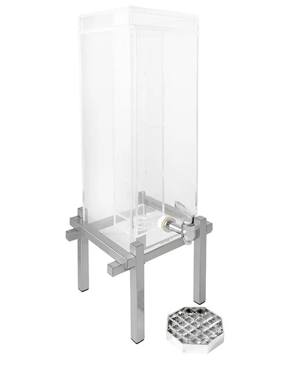 Bình Đựng Thức Uống Cal-Mil 1132-3INF-74 11.4 lít Ngâm Hương Liệu - Bình Nhựa, Đế Bạc