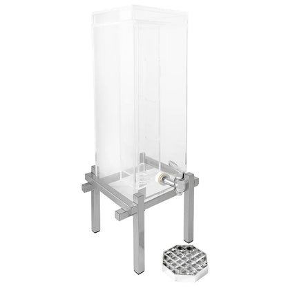 Bình Đựng Thức Uống Cal-Mil 1132-3INF-74 11.4 lít Ngâm Hương Liệu - Bình Nhựa, Đế Bạc