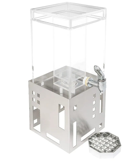 Bình Đựng Thức Uống Cal-Mil 1602-1-55 5.7 l Ống Làm Lạnh - Bình Nhựa, Đế Inox