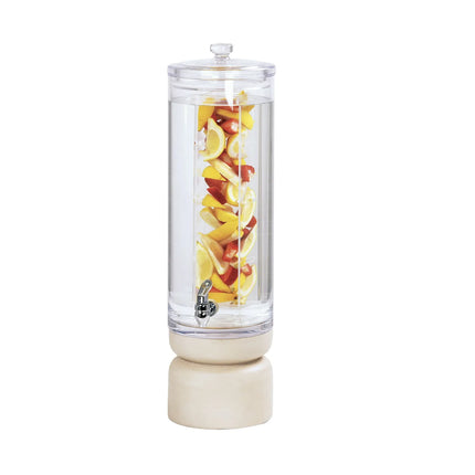 Bình Đựng Thức Uống Cal-Mil 22441-3INF-113 11.4 lít Ngăn Trái Cây - Bình Acrylic, Đế Gỗ Thông Trắng
