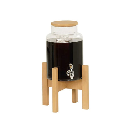 Bình Đựng Thức Uống Cal-Mil 23444-2-122 7.6 l Ống Làm Lạnh - Bình Acrylic, Đế Nâu