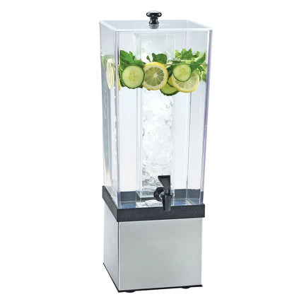 Bình Đựng Thức Uống Cal-Mil 3324-3INF-55 Nhựa 11.4 lít Kèm Ống Ngâm Trái Cây Đế Inox