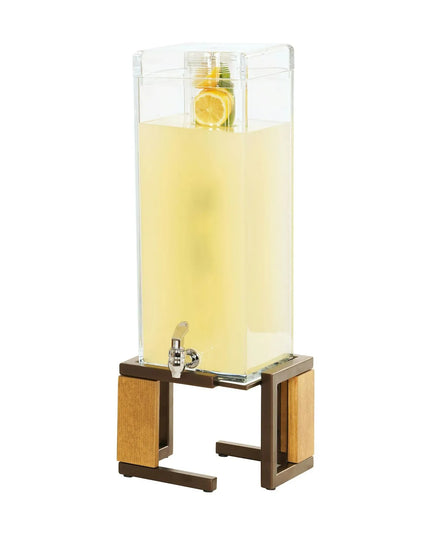 Bình Đựng Thức Uống Cal-Mil 3906-3INF-84 11.4 lít Ngăn Trái Cây - Bình Nhựa, Đế Gỗ/Đồng