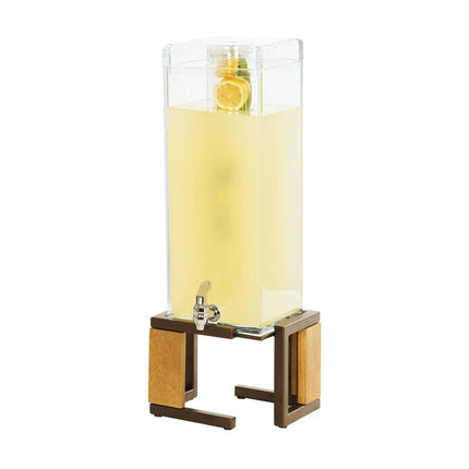 Bình Đựng Thức Uống Cal-Mil 3906-3INF-84 11.4 lít Ngăn Trái Cây - Bình Nhựa, Đế Gỗ/Đồng