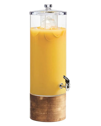 Bình Đựng Thức Uống Cal-Mil 4306-3INF-99 11.4 lít Ngăn Trái Cây - Bình Nhựa, Đế Gỗ Tái Chế
