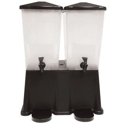 Bình Đựng Thức Uống Đôi Tablecraft TW53DP Nhựa 22.7 lít Đế Đen