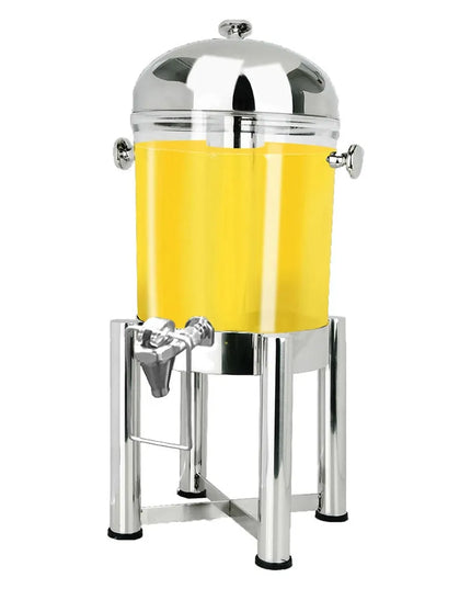 Bình Đựng Thức Uống Eastern Tabletop 7512HF 7.6 lít Acrylic - Màu Bạc, Đế Inox