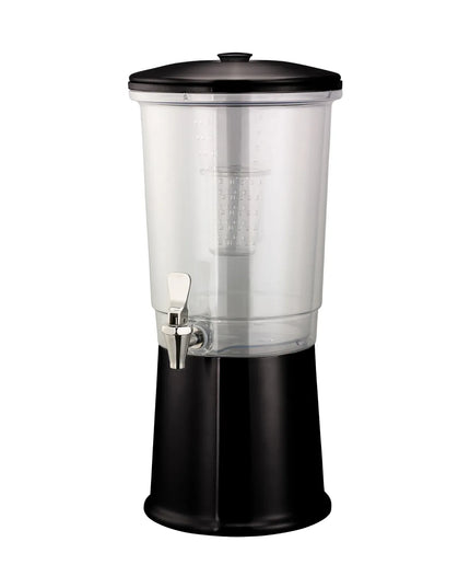 Bình Đựng Thức Uống Service Ideas CBDDW3GSSBX Tritan™ 11.4 lít Kèm Ống Ngâm Trái Cây Đế Black Onyx