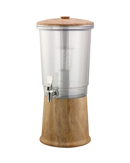 Bình Đựng Thức Uống Service Ideas CBDDW3GSSMB Tritan™ 11.4 lít Kèm Ống Ngâm Trái Cây Đế Vân Đá Travertine