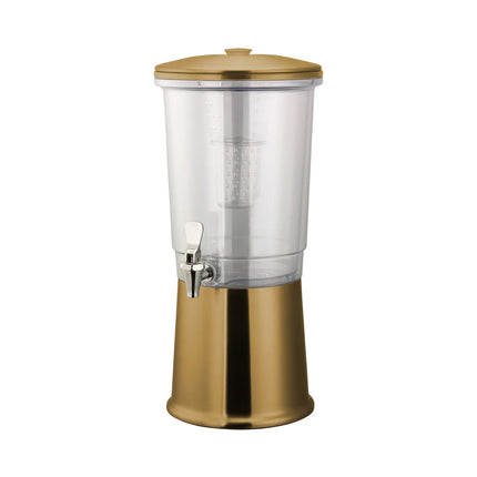 Bình Đựng Thức Uống Service Ideas CBDDW3GSSVG Tritan™ 11.4 lít Kèm Ống Ngâm Trái Cây Đế Vintage Gold