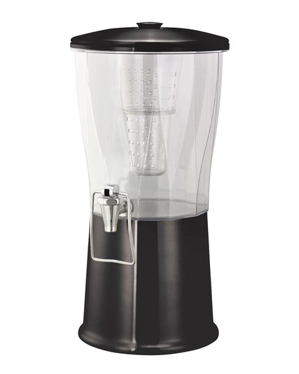 Bình Đựng Thức Uống Service Ideas CBDRT3BXSSHF Tritan 11.4 lít Kèm Ống Ngâm Trái Cây Đế Inox