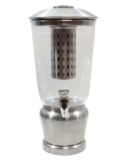 Bình Đựng Thức Uống Tablecraft 7515 Nhựa 4.7 lít Kèm Ống Ngâm Trái Cây Đế Inox Bề Mặt Mờ
