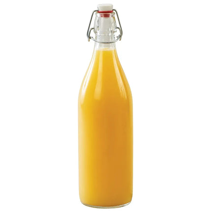 Bình Rót Cal-Mil 3674-34 946 ml Nắp Khóa Dây Thép, Thủy Tinh