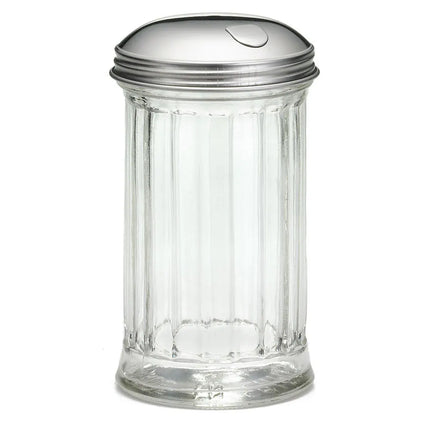 Bình Rót Đường Tablecraft 57S Thủy Tinh Khía Nắp Inox Lật Hông 355 ml (Bộ 12)