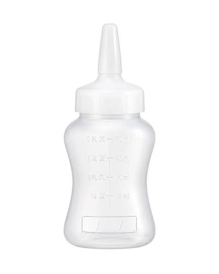 Bình Squeeze Araven 01373 89 ml - Nắp Trắng, Thân Trong