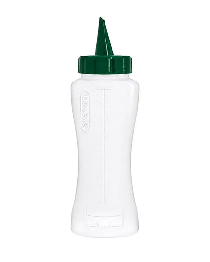 Bình Squeeze Araven 71277 503 ml - Nắp Xanh, Thân Trong