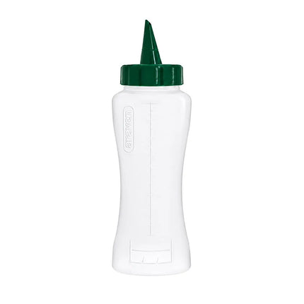 Bình Squeeze Araven 71277 503 ml - Nắp Xanh, Thân Trong