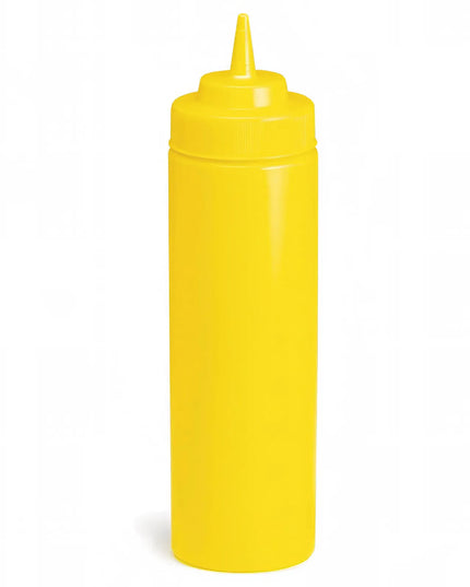 Bình Squeeze Miệng Rộng Tablecraft 11253M 355 ml Màu Vàng Mù Tạt Đầu Côn Tiêu Chuẩn