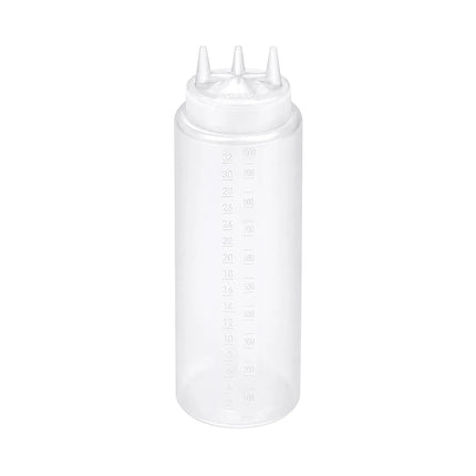 Bình Squeeze Miệng Rộng Vollrath 3332-13 946 ml, Nắp Trong, Trong Suốt
