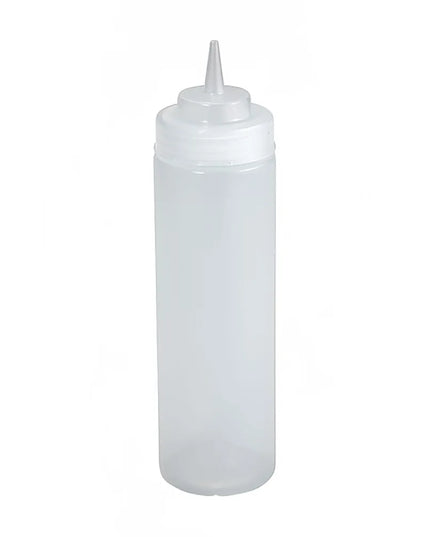 Bình Squeeze Miệng Rộng Winco PSW-24 710 ml, Nhựa, Trong Suốt