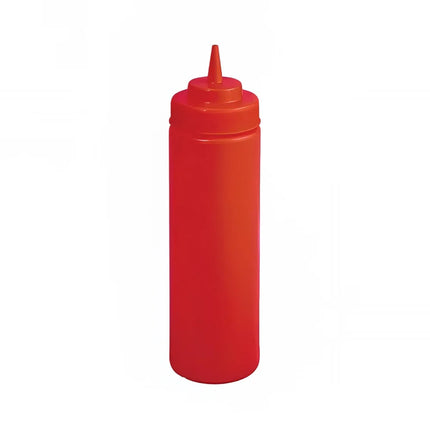 Bình Squeeze Miệng Rộng Winco PSW-24R 710 ml, Nhựa, Đỏ