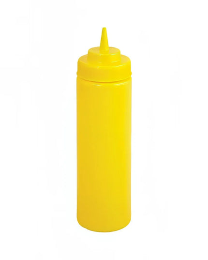 Bình Squeeze Miệng Rộng Winco PSW-24Y 710 ml, Nhựa, Vàng