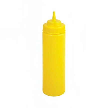 Bình Squeeze Miệng Rộng Winco PSW-24Y 710 ml, Nhựa, Vàng