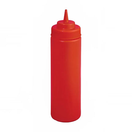 Bình Squeeze Nhựa Winco PSW-16R 473 ml Miệng Rộng Màu Đỏ