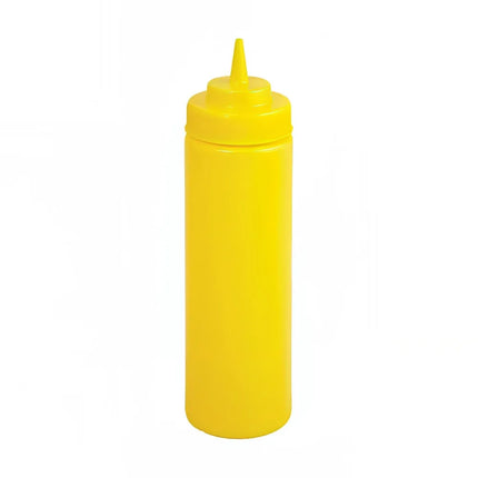 Bình Squeeze Nhựa Winco PSW-16Y 473 ml Miệng Rộng Màu Vàng